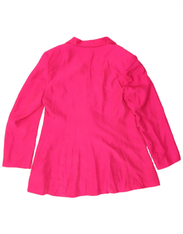 Yorn Dame 1-knap blazerjakke EU 40 Medium Pink Silke