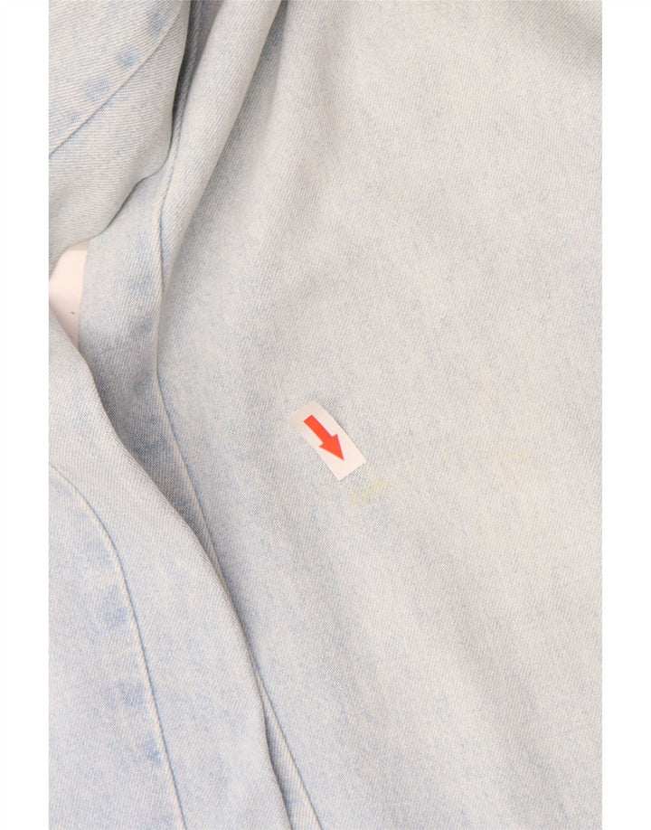 POP 84 Kvinder Højtaljede tilspidsede Jeans IT 42 Medium W28 L28 Blå Bomuld