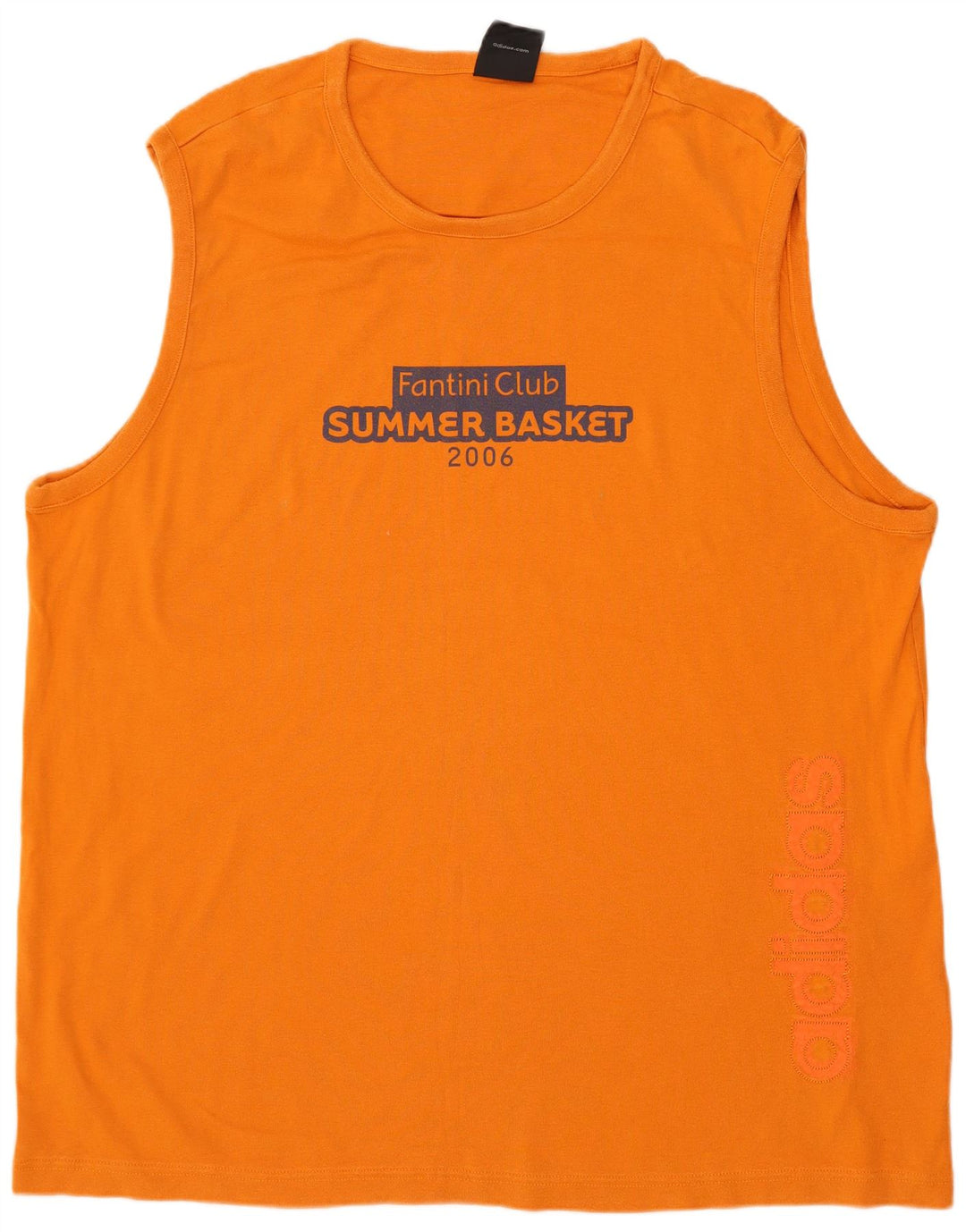 Adidas Herre Grafisk Vest Top XL Orange Bomuld