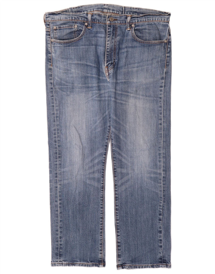 Levi's Herre 513 Slim Straight Jeans W38 L28 Blå