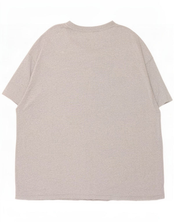 Puma Dame Oversized T-Shirt Top UK 18 XL Grå Flecked Bomuld