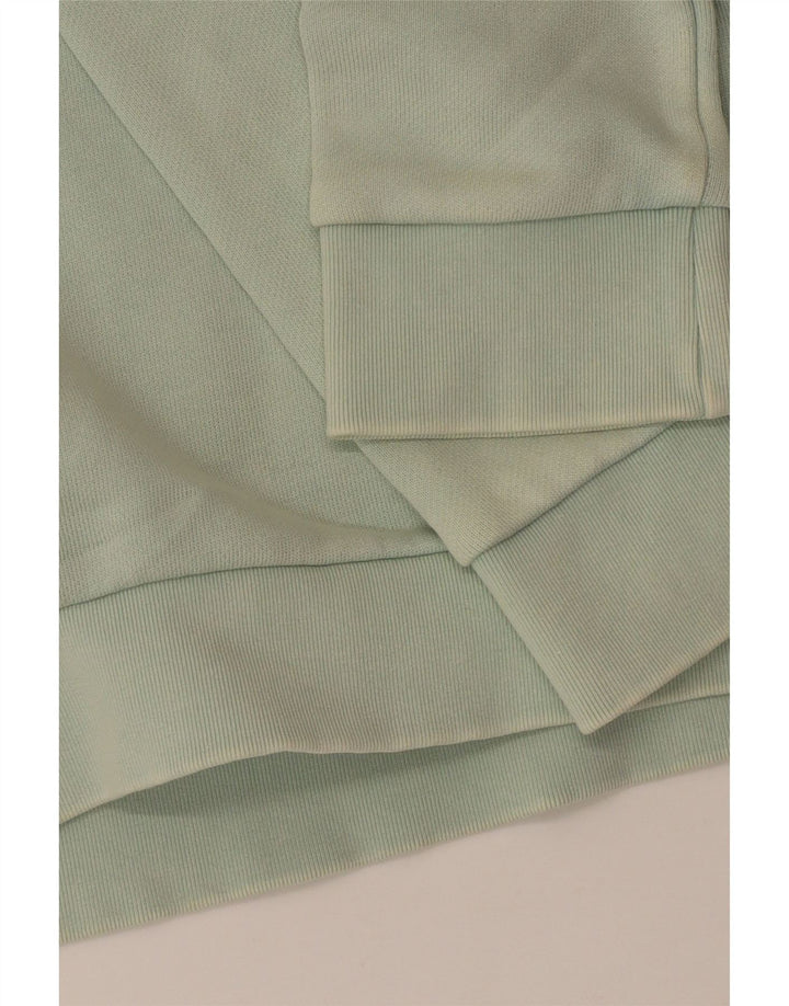 Adidas grafisk sweatshirt til mænd, lille turkis bomuld