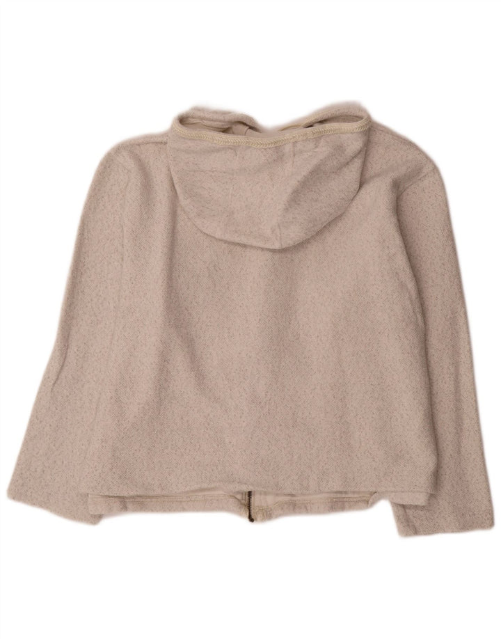 MOUNTAIN WAREHOUSE Dame-hættetrøje med lynlås DK 20 2XL Hvid Flecked