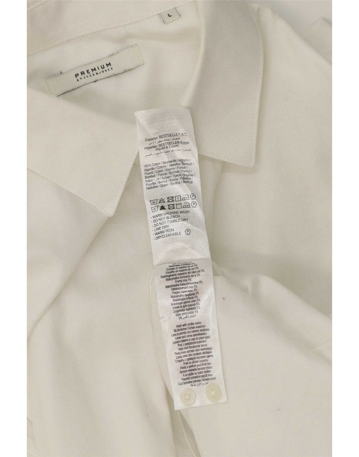 Jack & Jones herreskjorte stor hvid bomuld
