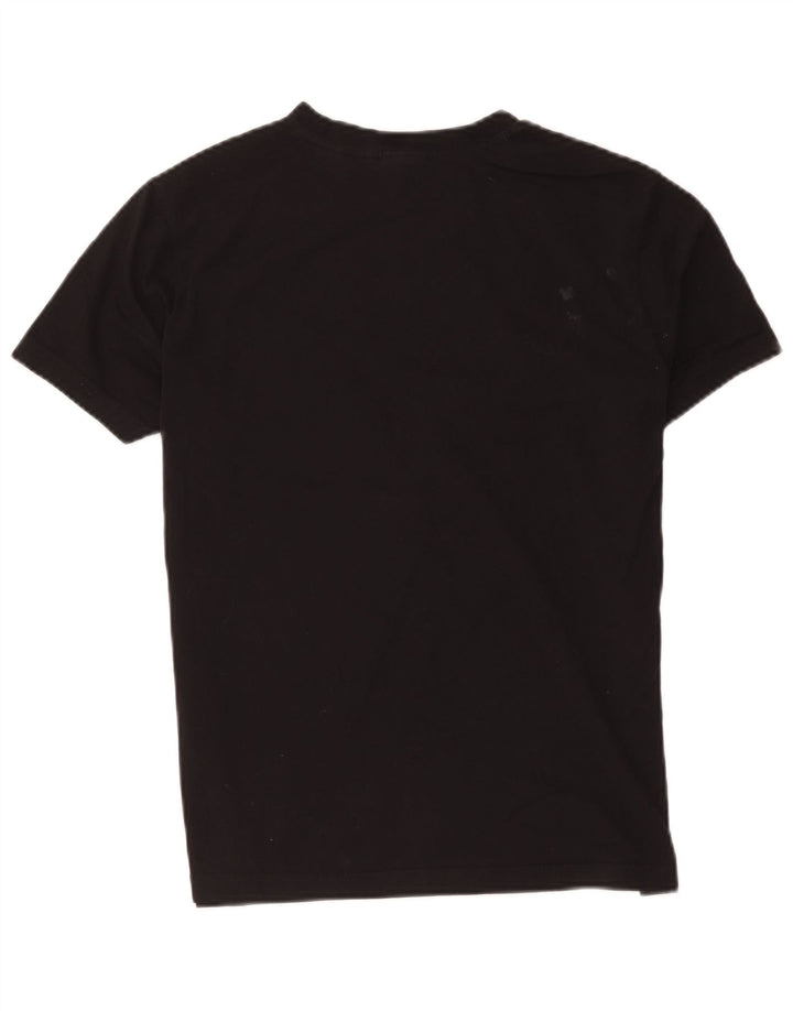 Champion Herre Grafisk T-Shirt Top Lille Sort