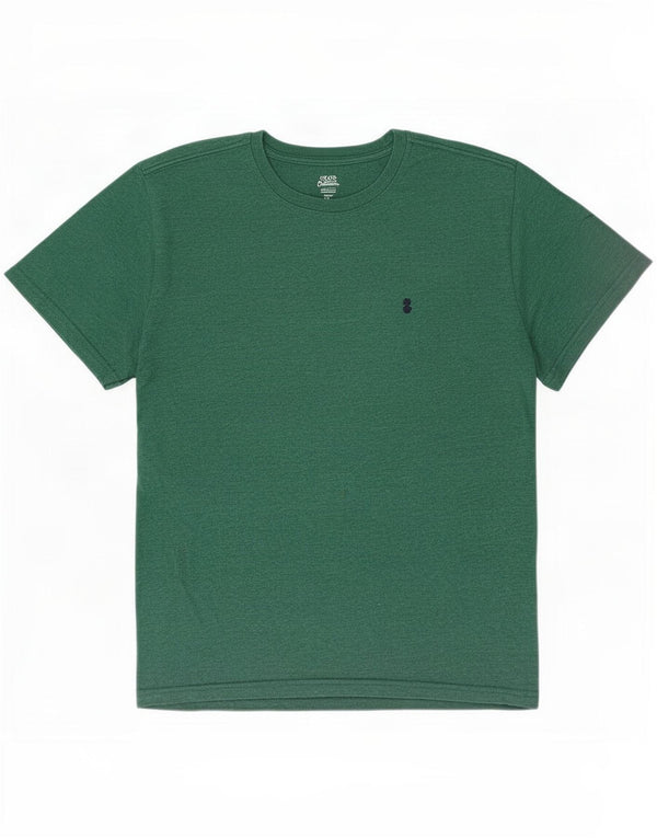 Izod Slim Fit T-shirt top til mænd 2XL Grøn bomuld