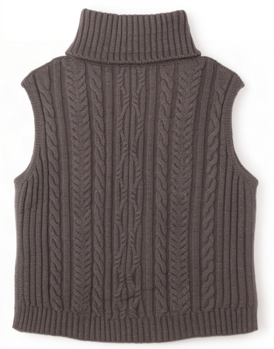 Marks & Spencer Dame Oversized Vest Tank Top UK 10 Small Grå Akryl