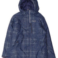 Columbia Boys Windbreaker Jacket 14-15 år Large Navy Blue Polyester