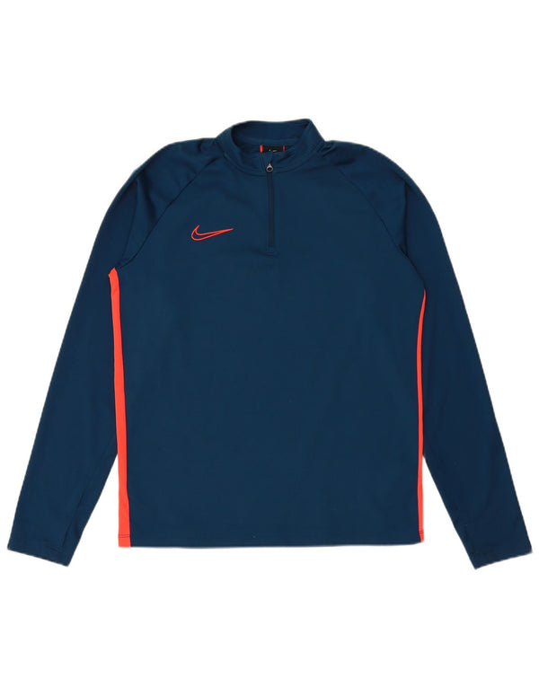 NIKE Drenge Pullover Træningsdragt Top 15-16 år XL Marineblå Polyester
