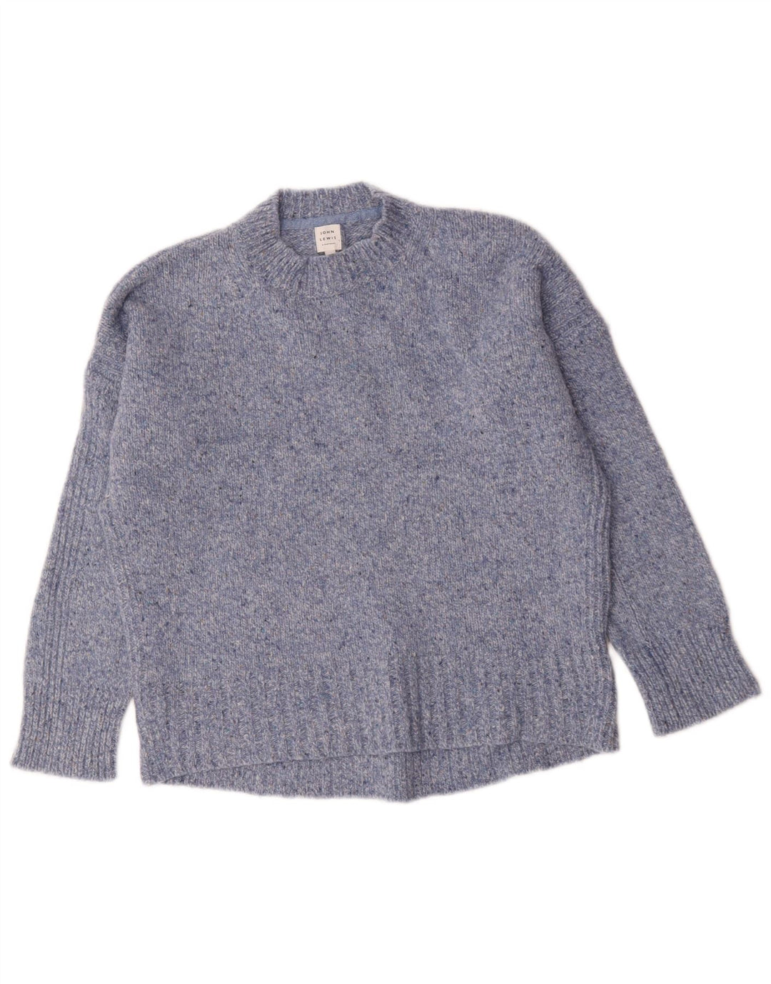John Lewis Dame sweater med rund hals DK 10 Små blå flækkede