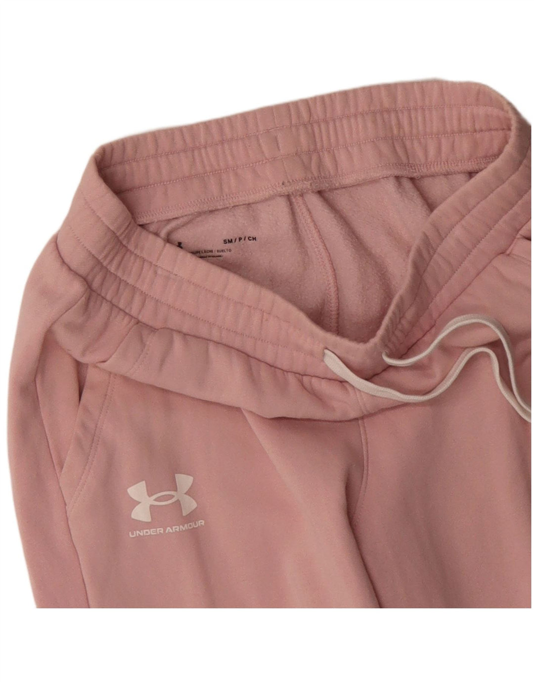 UNDER ARMOUR Træningsdragt til kvinder Joggers UK 8 Small Pink Bomuld