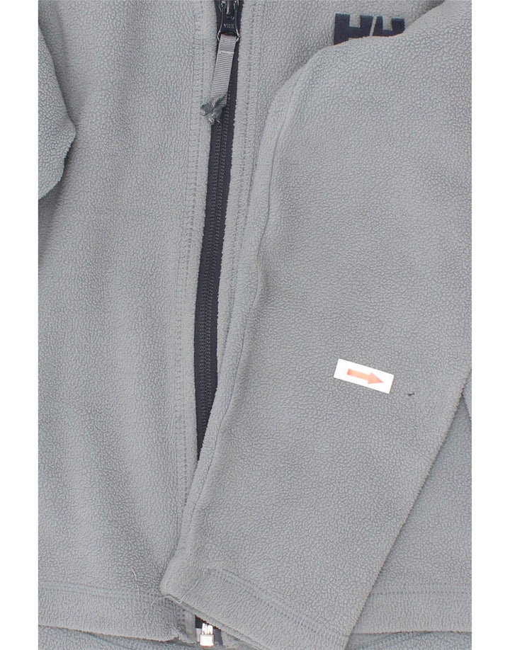 Helly Hansen Boys Fleecejakke 6-7 År Grå Polyester