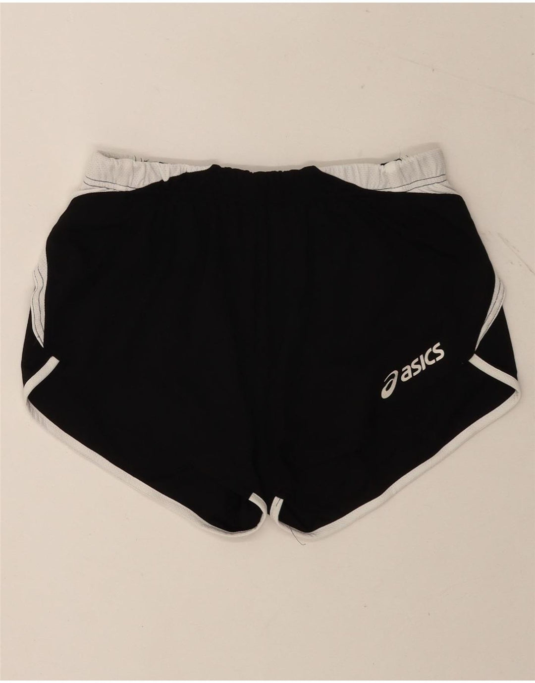 Asics Sportsshorts til kvinder UK 12 Medium Sort Colourblock Bomuld