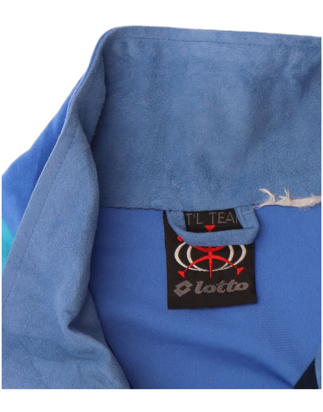 Lotto Herre Velour Træningsdragt Top Jakke 2XL Blå Colourblock