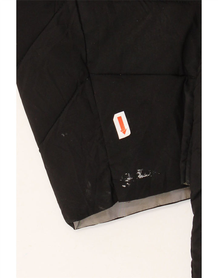 Michael Kors Dame Hætte Polstret Frakke UK 14 Medium Sort Polyester
