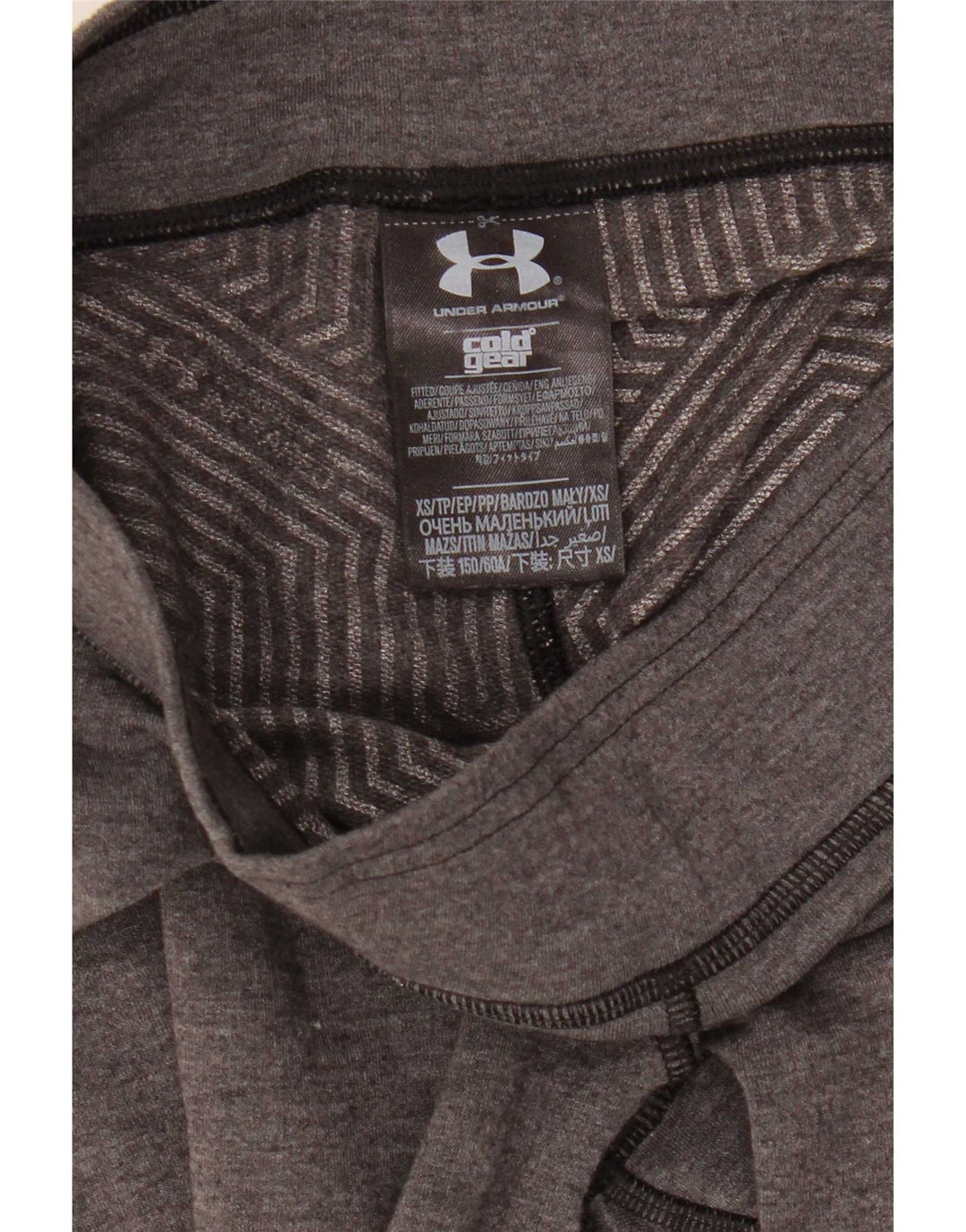 Under Armour Dame Cold Gear Leggings UK 6 XS Grå Polyester