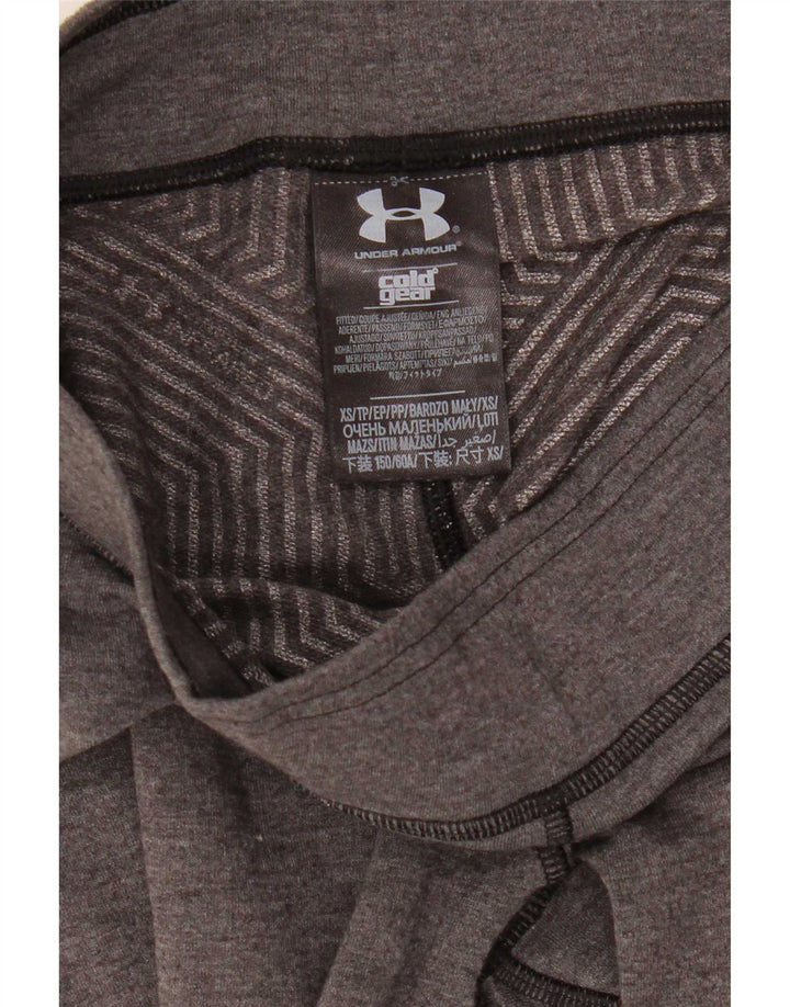 Under Armour Dame Cold Gear Leggings UK 6 XS Grå Polyester