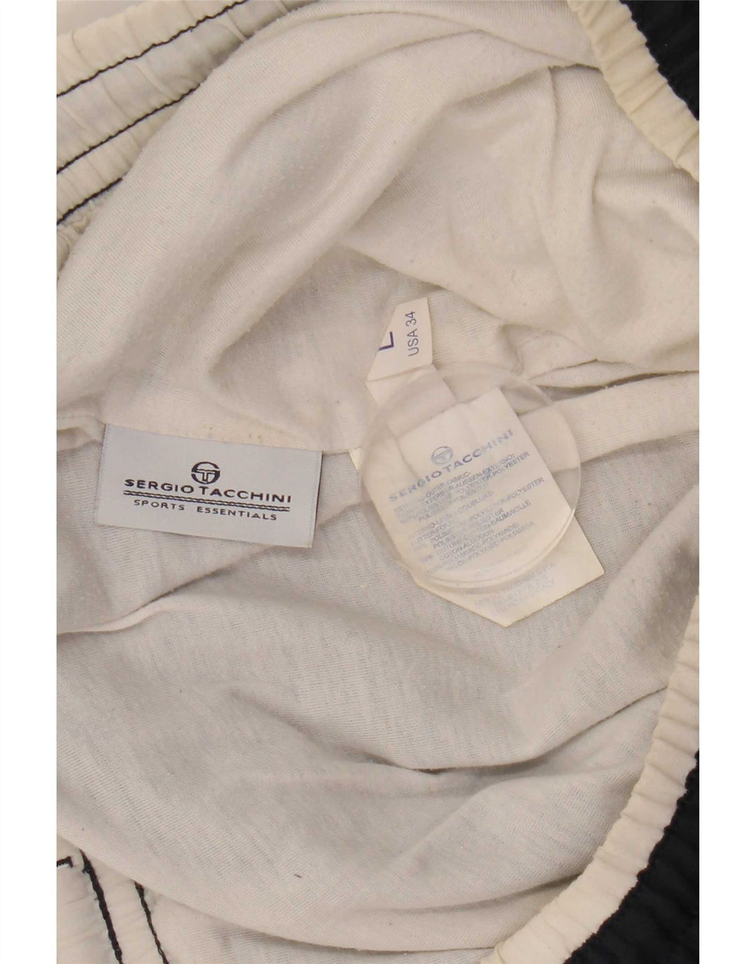 Sergio Tacchini Herre træningsdragt Bukser Joggers Large Navy Blue Polyester