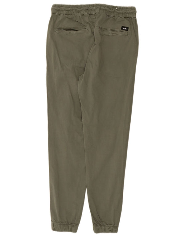 Zara Herre Joggers Chino Bukser Medium W31 L28 Grøn Bomuld