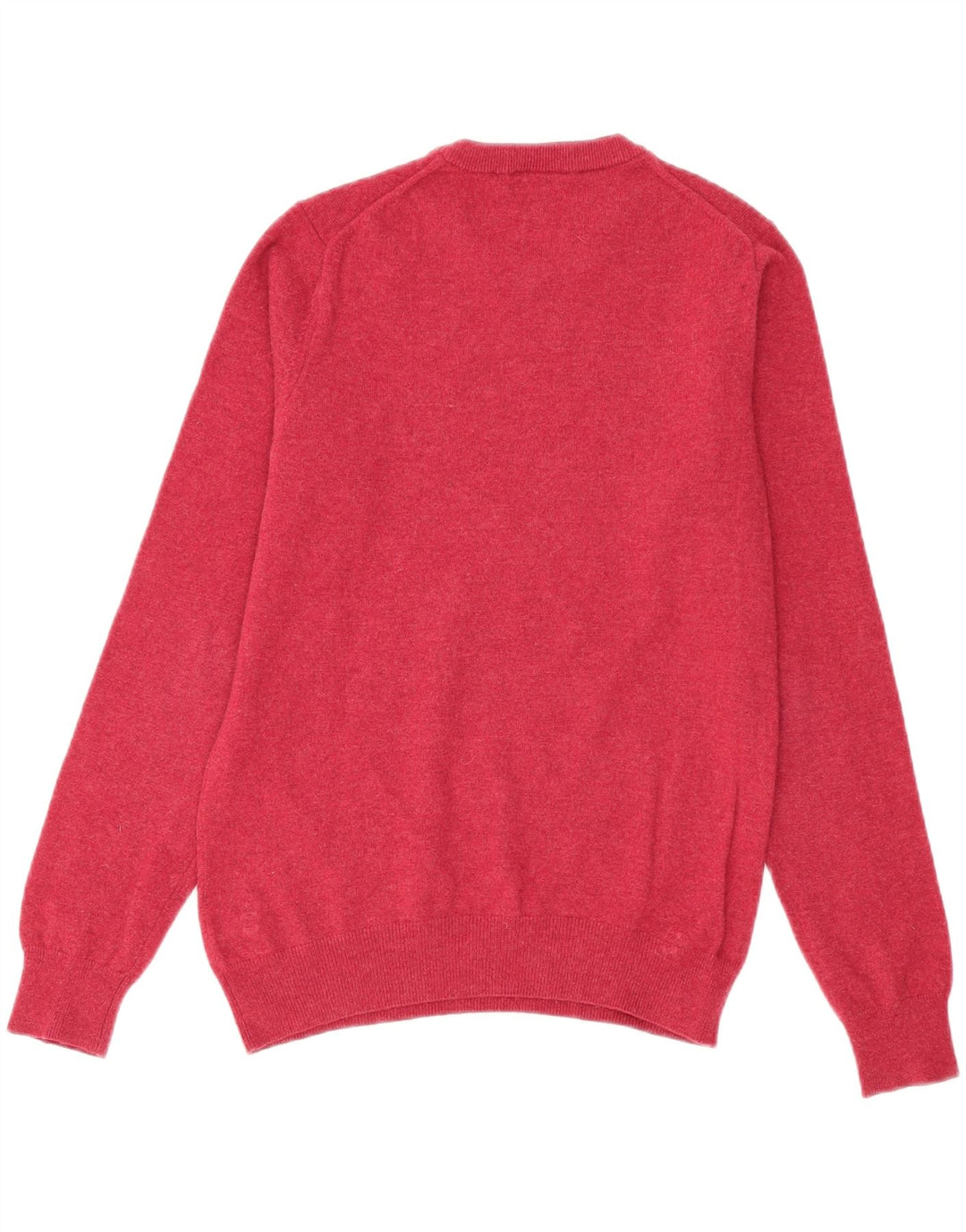 Lacoste Herre Crew Neck Jumper Sweater størrelse 3 Lille Pink Virgin Wool