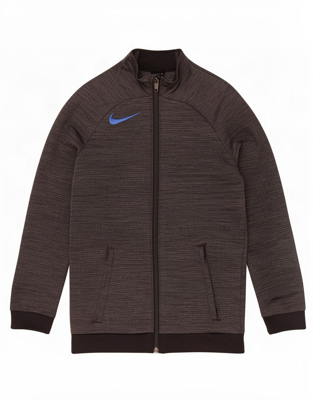 Nike drenge Dri Fit træningsdragt topjakke 8-9 år Lille grå farveblok