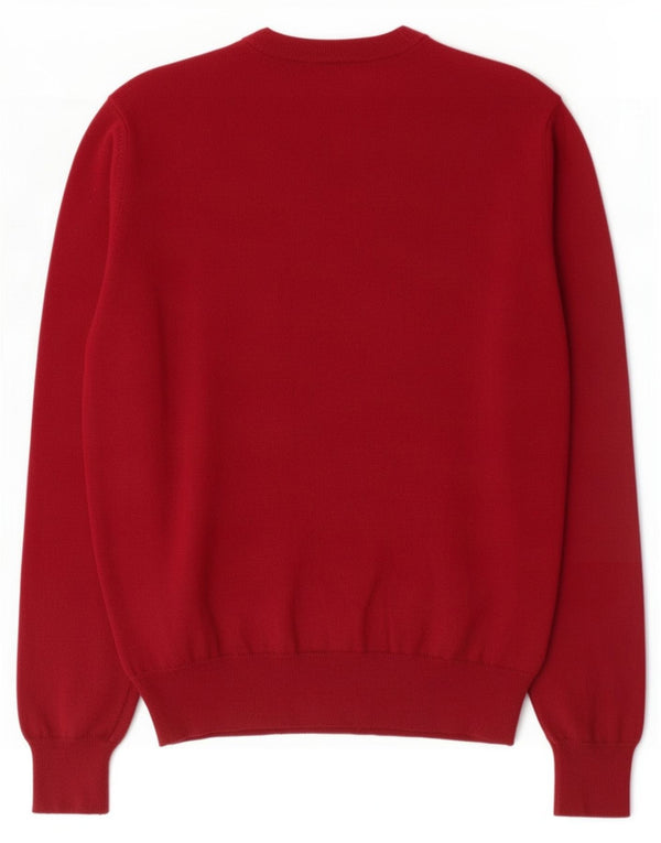 Marina Yachting Herre Crew Neck Jumper Sweater Medium Burgundy