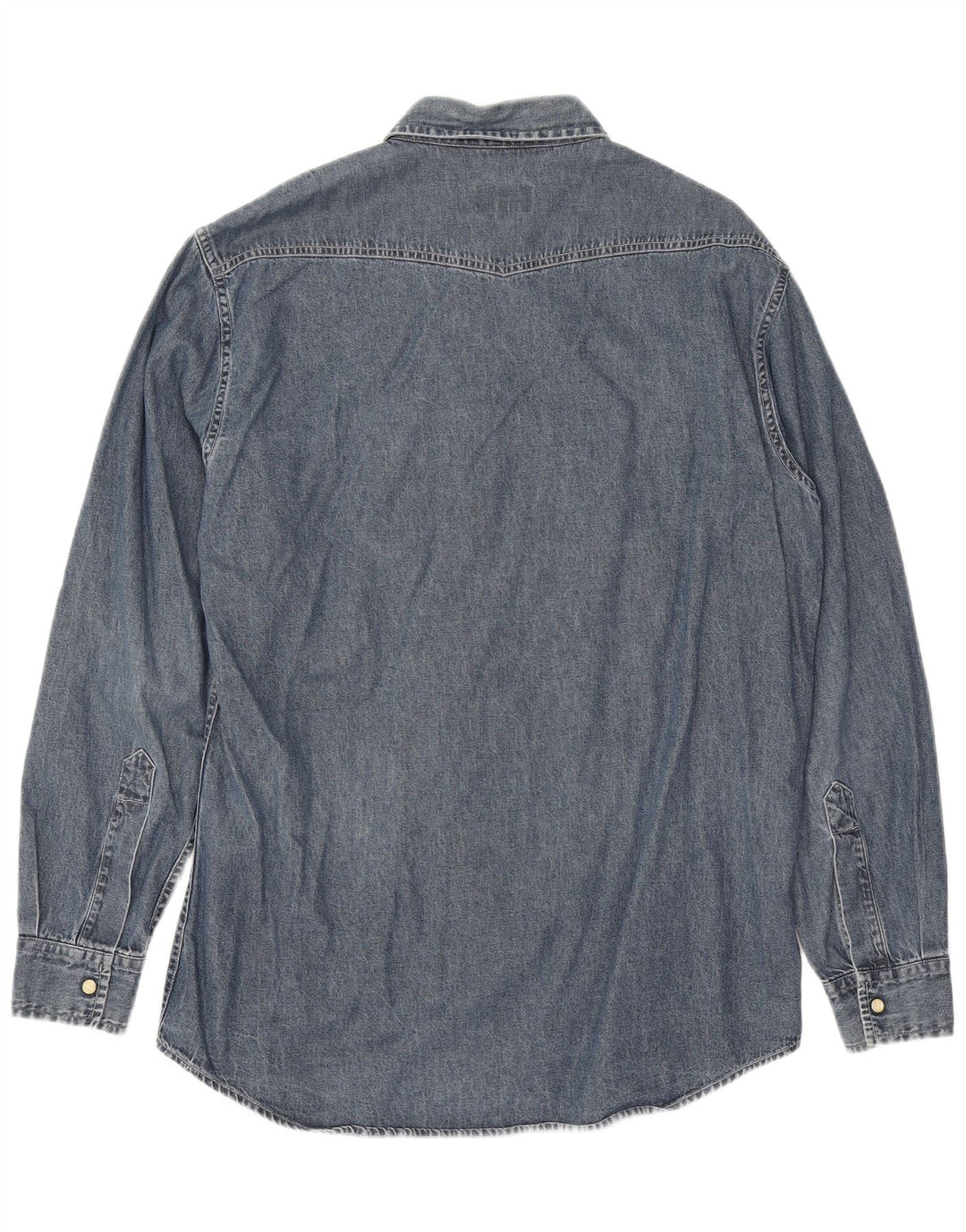 Brooksfield herre denim skjorte XL blå bomuld