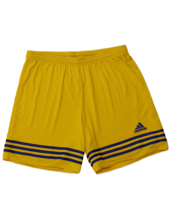 ADIDAS Herre Climalite Sportshorts XL Gul Polyester