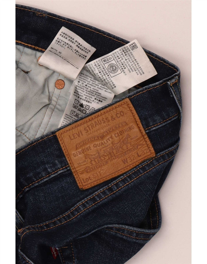 Levi's Herre 511 Tapered Slim Jeans W32 L29 Blå Bomuld