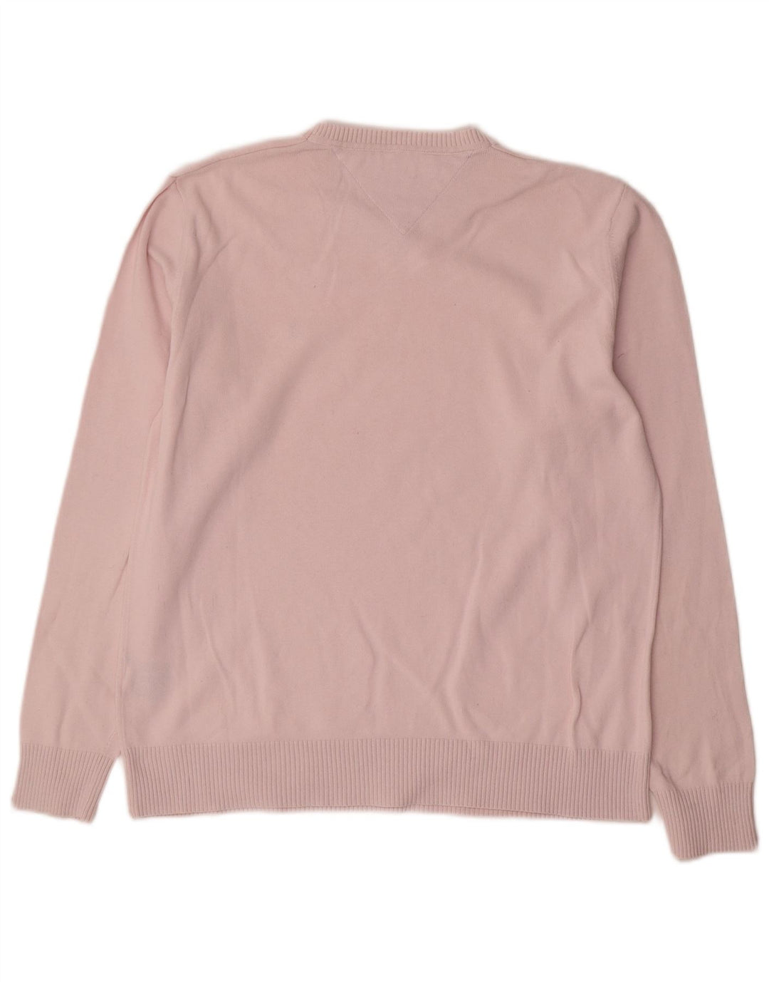 Tommy Hilfiger Herre V-hals sweater Medium Pink Bomuld