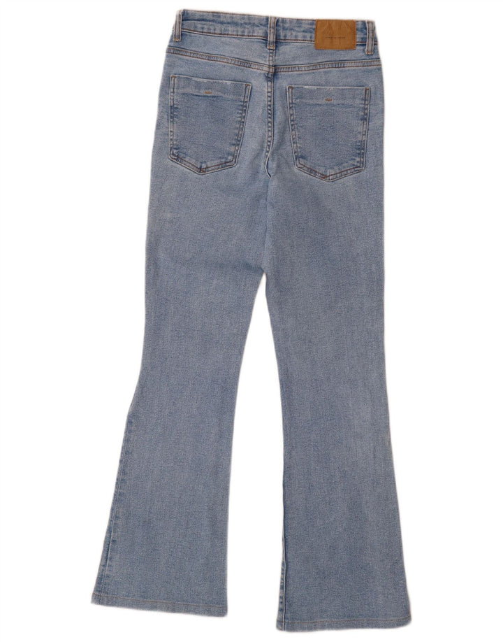 Zara Dame Flared Jeans EU 36 XS W27 L29 Blå
