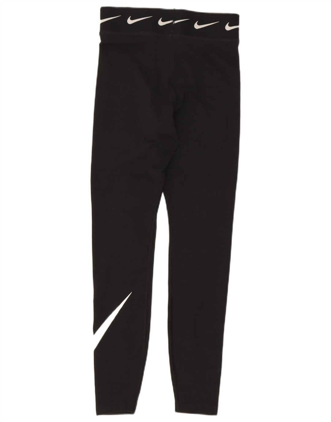 Nike Dame Grafiske Leggings UK 8 Small Black Bomuld