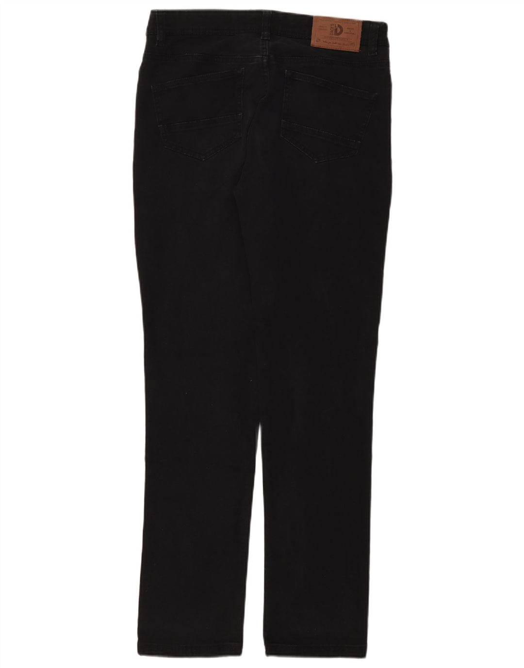 Dacks Slim Fit Straight Jeans til mænd IT 46 Small W30 L30 Sort Bomuld