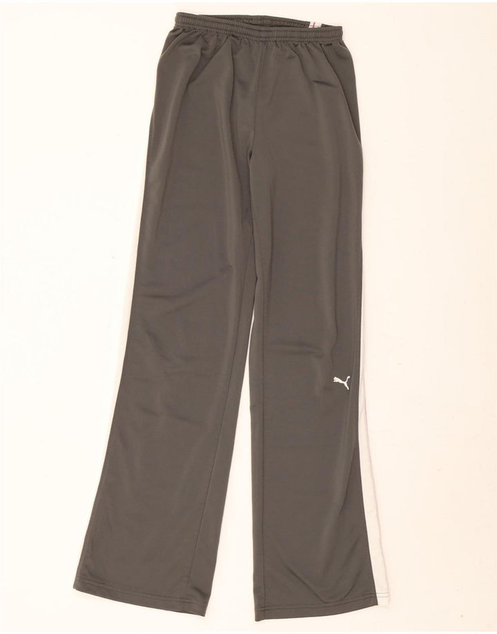 PUMA træningsdragtsbukser til kvinder UK 10 Small Grey Colourblock