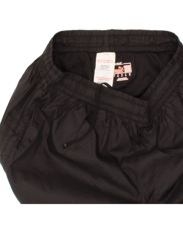 PUMA Womens Sport Shorts UK 8 Small Black Nylon Vintage Puma and Second-Hand Puma from Messina Hembry 