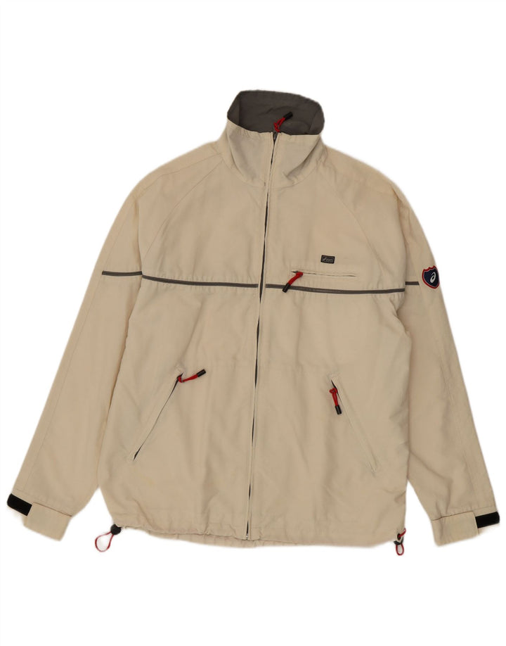 Asics Herre Utility Jacket UK 38 Medium Beige Bomuld