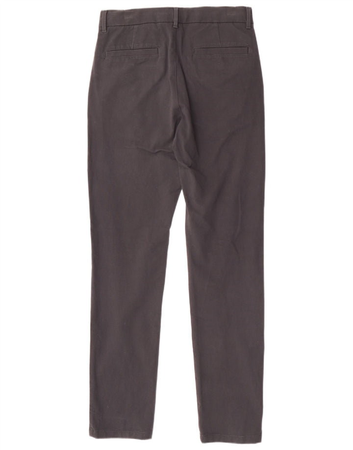 Marks & Spencer Herre Slim Chino Bukser W30 L33 Grå Bomuld