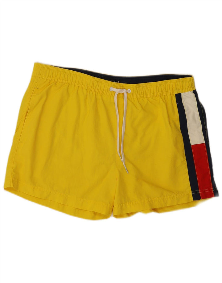 TOMMY HILFIGER Badeshorts til mænd Medium Gul Colourblock Polyamid