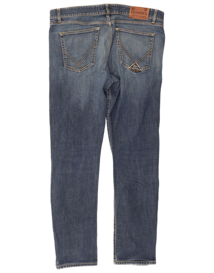 Roy Rogers Slim Jeans til mænd W42 L33 blå bomuld