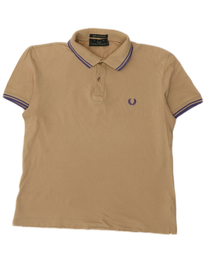 Fred Perry Herre let og stræk poloshirt mellembeige bomuld
