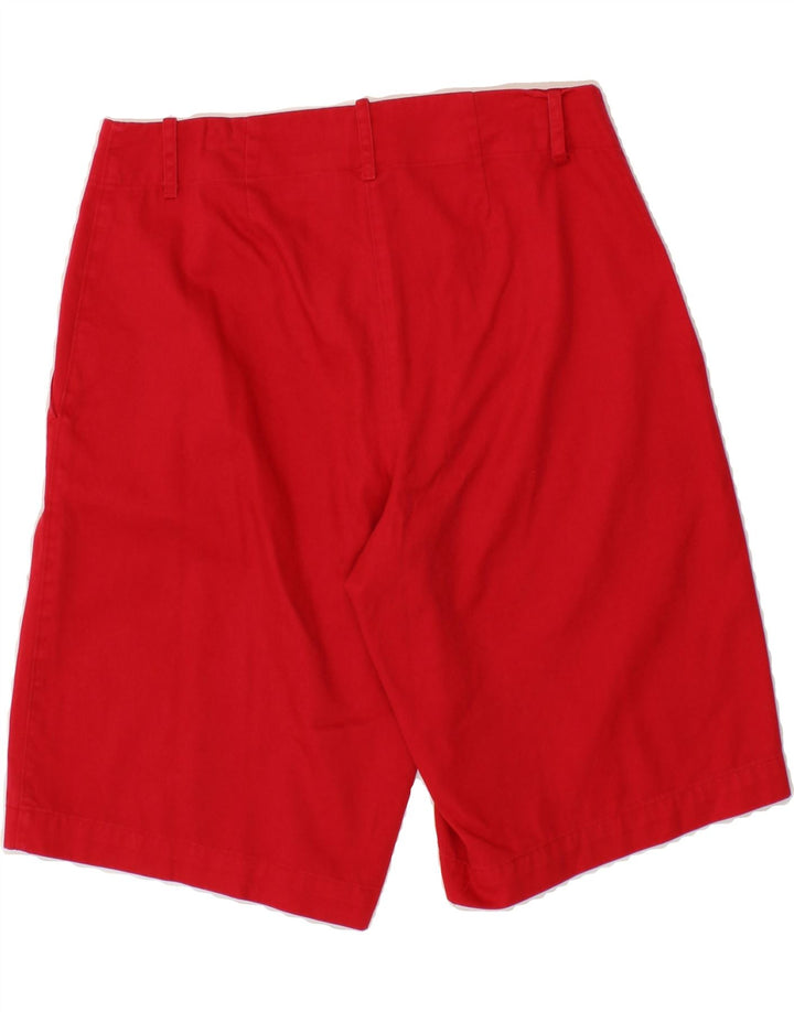 BEST COMPANY Womens Chino Shorts IT 42 Medium W28 Red Cotton Vintage Best Company and Second-Hand Best Company from Messina Hembry 