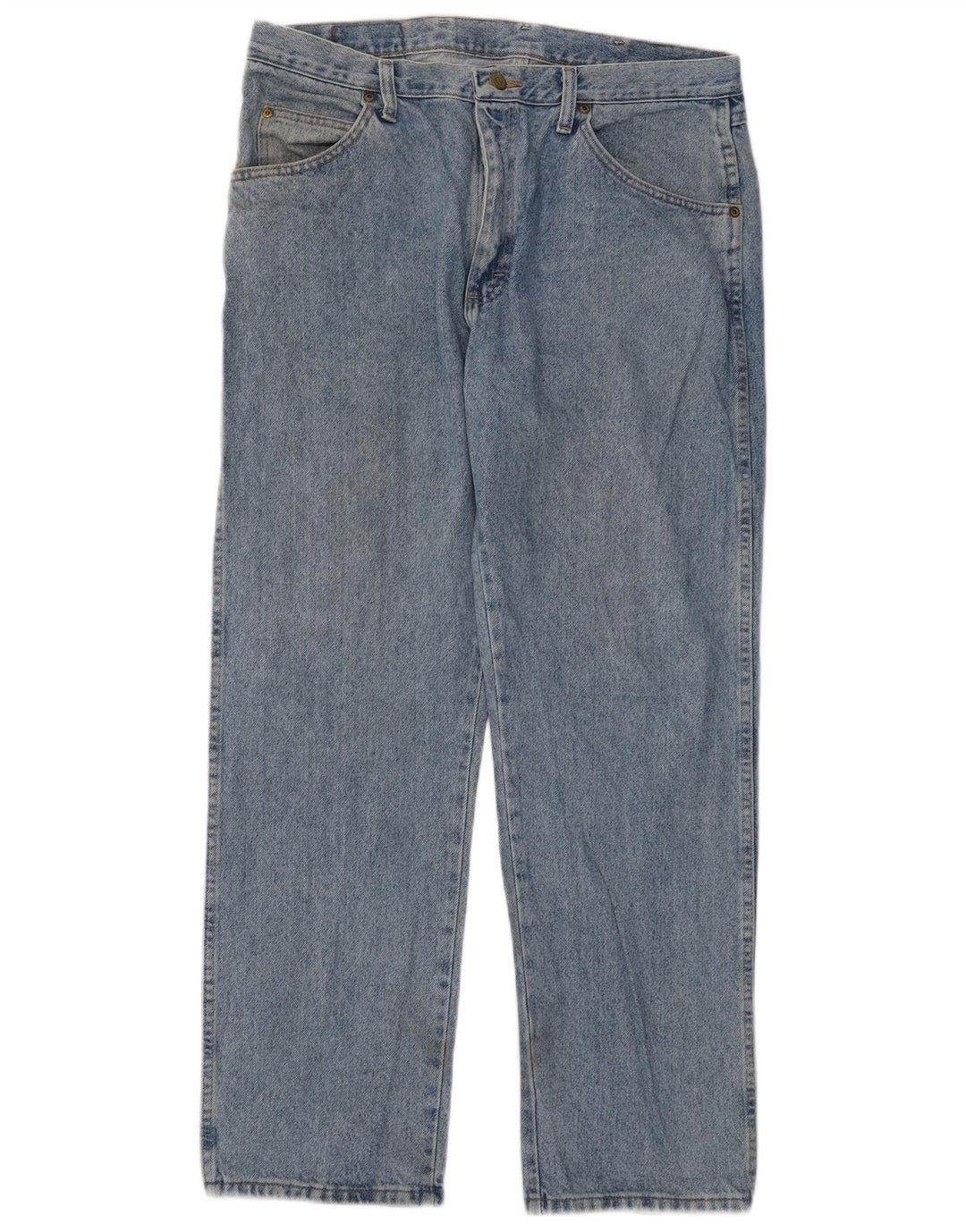 Wrangler Straight Jeans til mænd W36 L30 blå bomuld