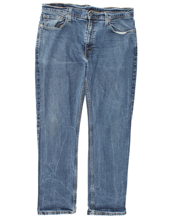 Levi's Herre 514 lige jeans W36 L30 blå bomuld