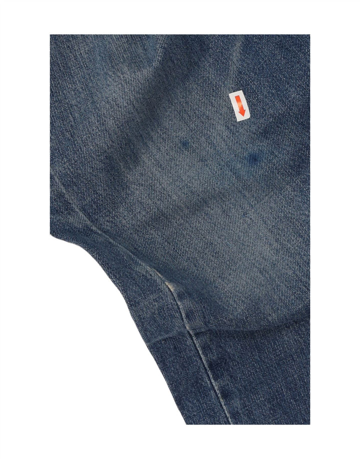 LEVI'S Mens Distressed Straight Jeans W38 L29 Blue Cotton Vintage Levi's and Second-Hand Levi's from Messina Hembry 