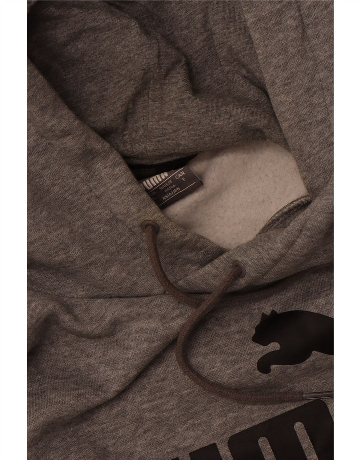 Puma Grafisk hættetrøje til mænd, lille grå