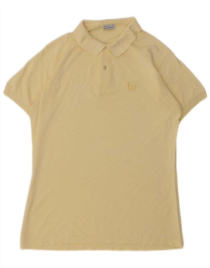 Sergio Tacchini Herre poloshirt IT 50 Medium Gul Bomuld