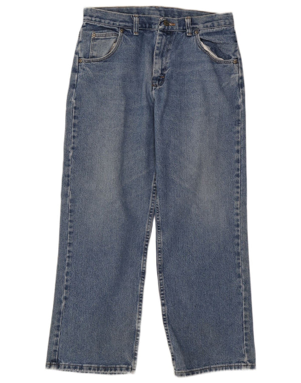 Wrangler Boys Straight Jeans 13-14 år W30 L27 Blå Bomuld