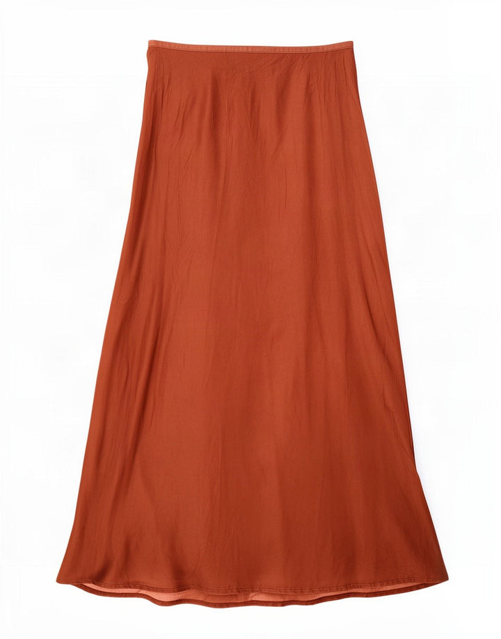 Zara Dame A-Line nederdel Medium W30 Brun