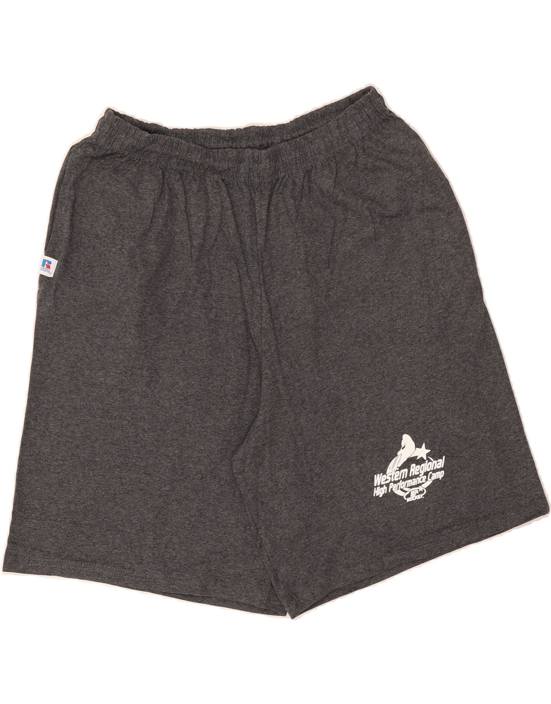 RUSSELL ATHLETIC Mens Sport Shorts Large  Grey Cotton Vintage Russell Athletic and Second-Hand Russell Athletic from Messina Hembry 