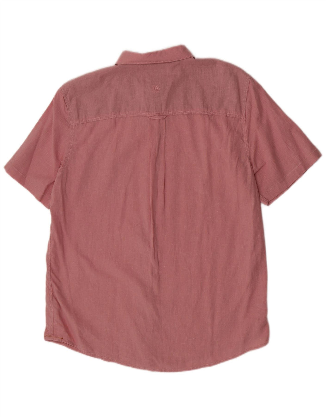 Fat Face Kortærmet Herreskjorte Medium Pink Linen